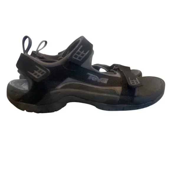 Teva Minam Men's Sandal 4289 BLK Sz 10 Hiking Sport Comfort Outdoors Water Shoe - Picture 2 of 10